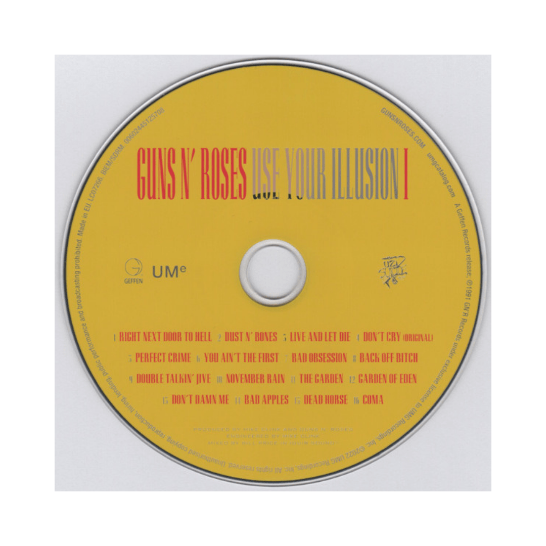 Guns N' Roses Use Your Illusion I Cd3