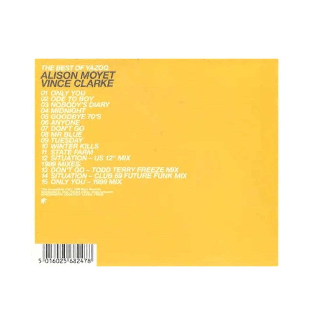 Yazoo Only Yazoo - The Best of Yazoo Cd2