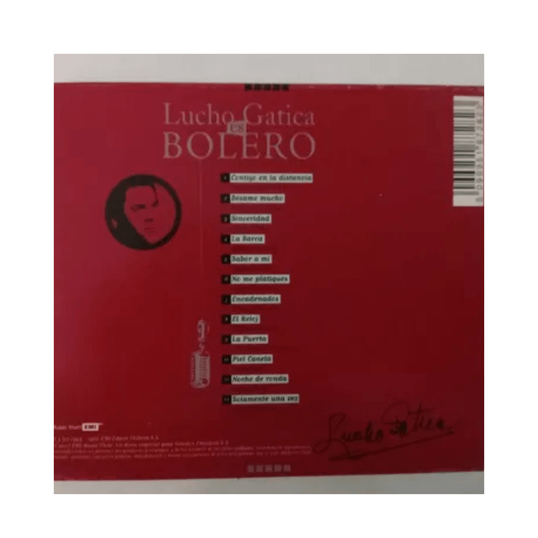 CD Lucho Gatica Lucho Gatica Es Bolero2