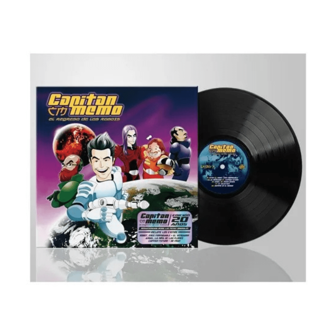 Capitán Memo El Regreso de Los Robots Vinilo1