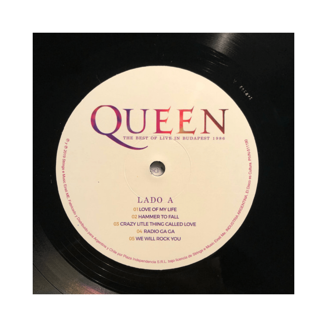 Queen The Best Of Live In Budapest Vinilo3