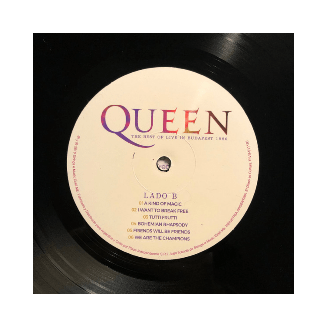 Queen The Best Of Live In Budapest Vinilo4