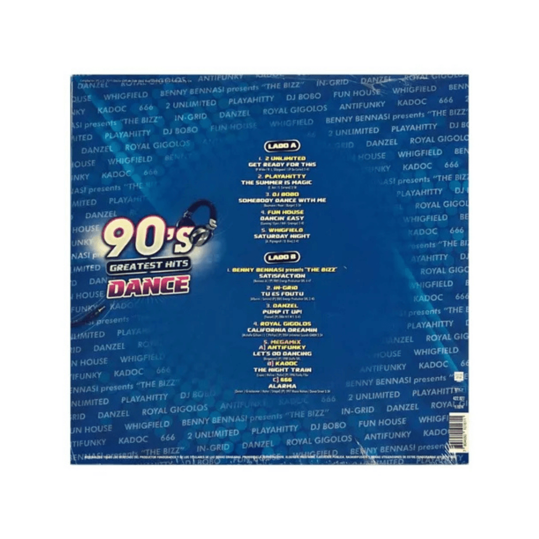 90´s Greatest Hits Dance Vinilo2