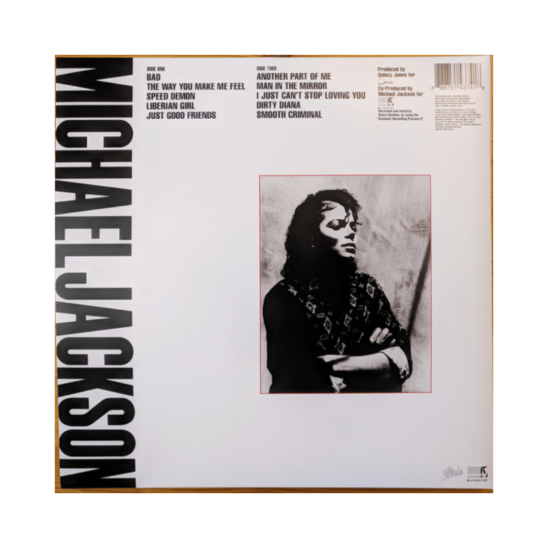 Vinilo Michael Jackson Bad2