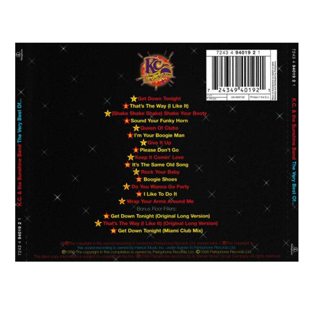 K.c. & The Sunshine Band The Very Best Of. Cd2