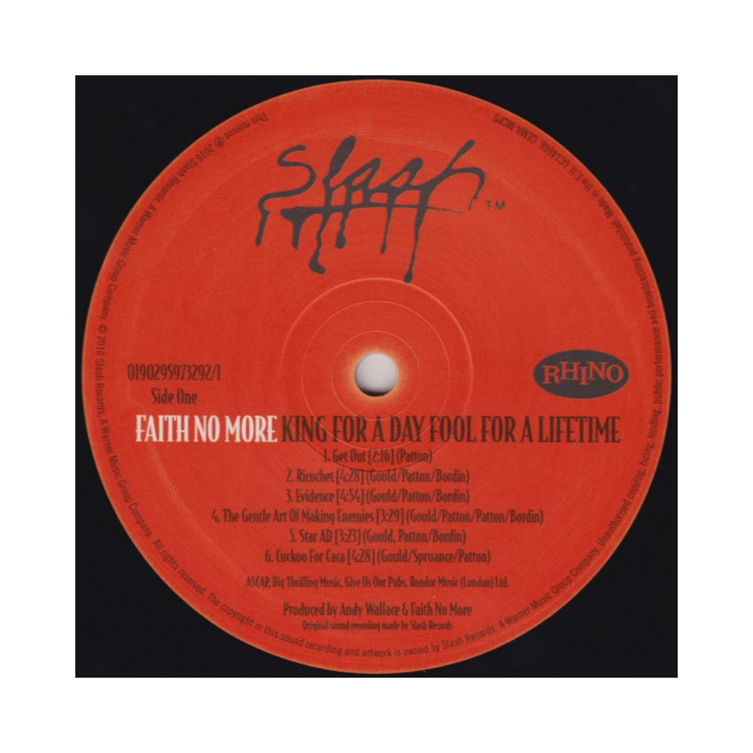 Faith No More King For A Day Fool For A Lifetime Vinilo3