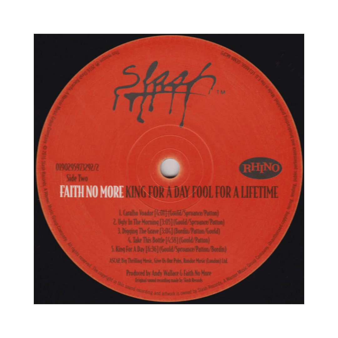 Faith No More King For A Day Fool For A Lifetime Vinilo4
