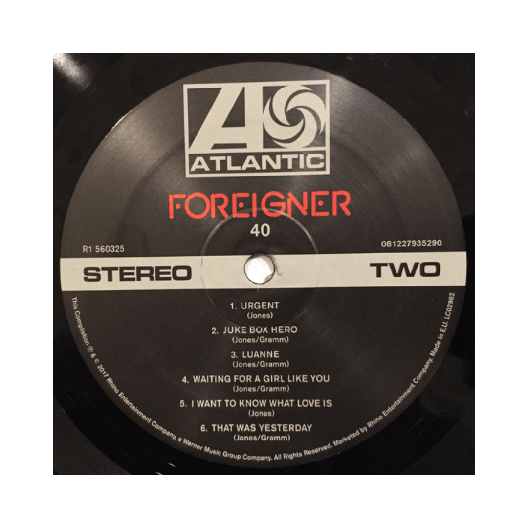 Foreigner 40 Vinilo4