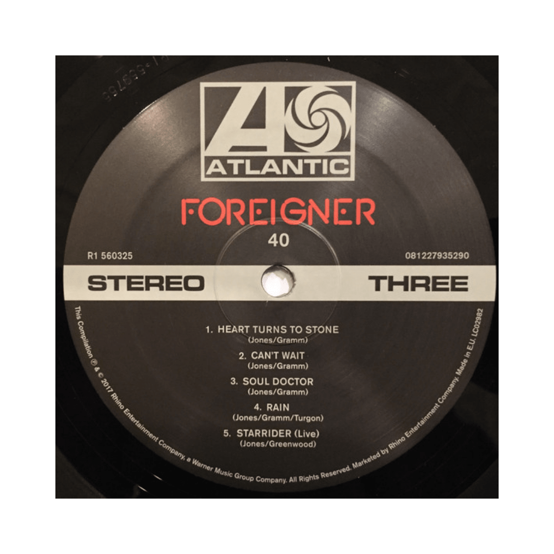 Foreigner 40 Vinilo5