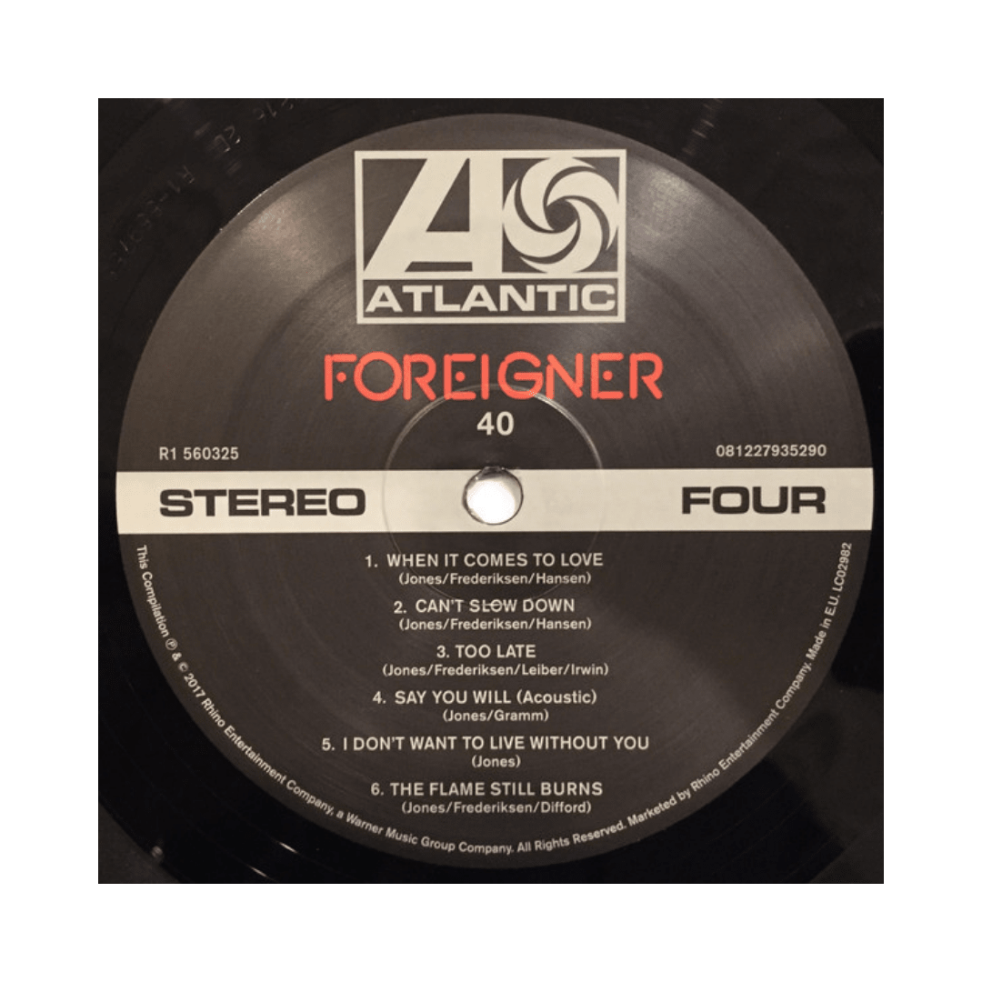 Foreigner 40 Vinilo6