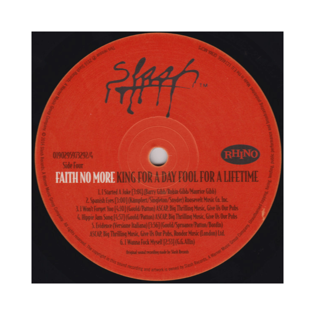 Faith No More King For A Day Fool For A Lifetime Vinilo6