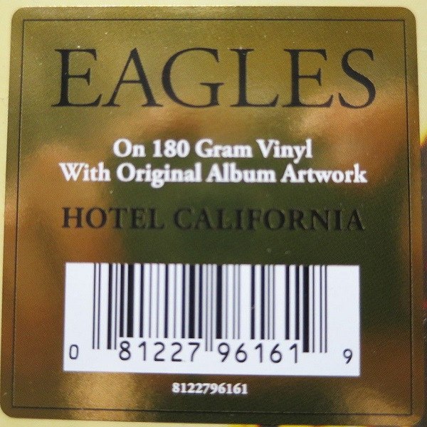 Vinilo Eagles Hotel California2