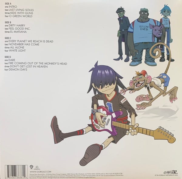 Gorillaz Demon Days 2 Lp Vinilo2
