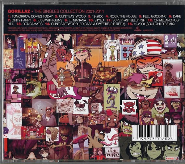 Gorillaz The Singles Collection CD3