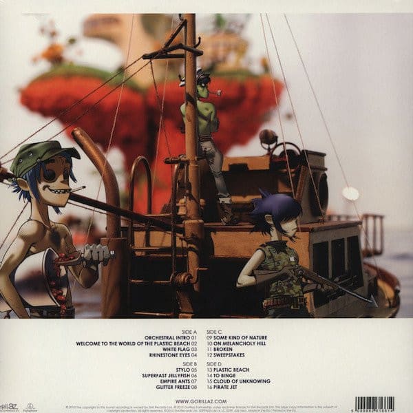 Gorillaz Plastic Beach 2 Lp Vinilo2