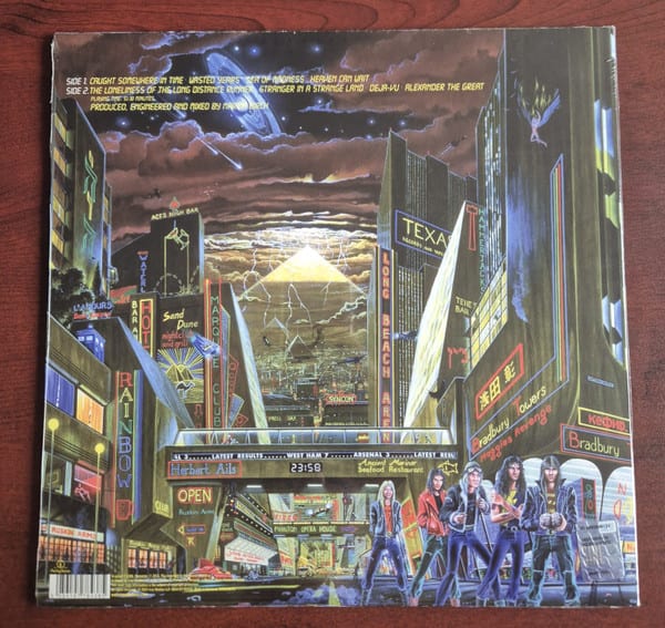Iron Maiden Somewhere in Time Vinilo2