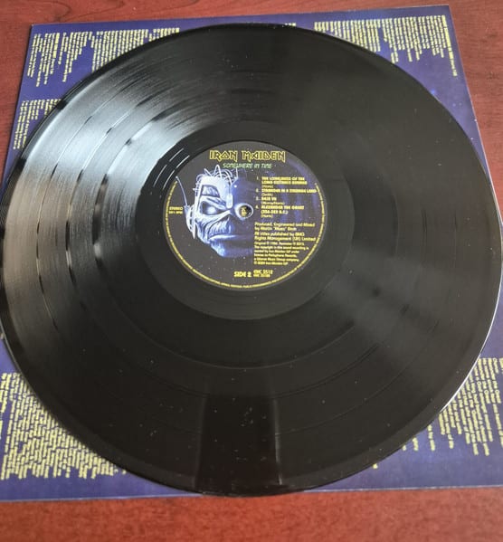 Iron Maiden Somewhere in Time Vinilo3
