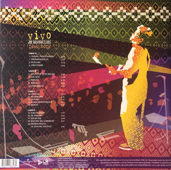 Joe Vasconcellos Vivo 1999 - 2019 Vinilo2