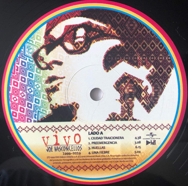 Joe Vasconcellos Vivo 1999 - 2019 Vinilo3