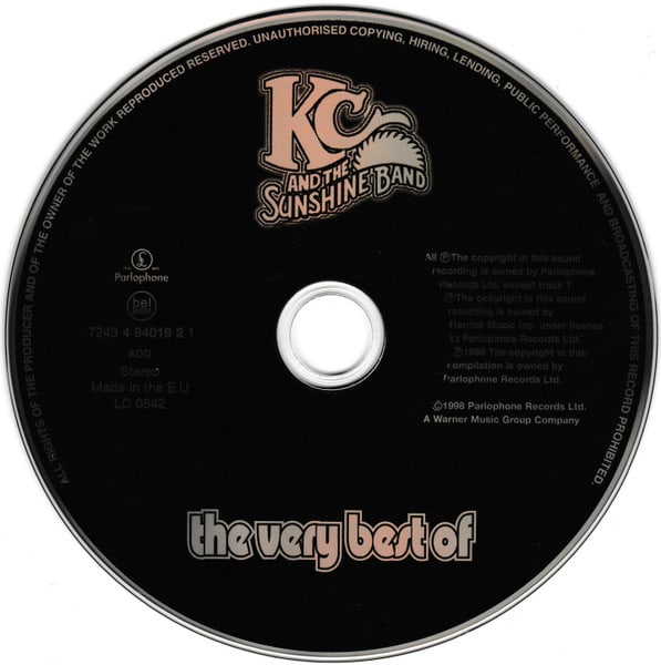 Cd K.c. & The Sunshine Band The Very Best Of.3