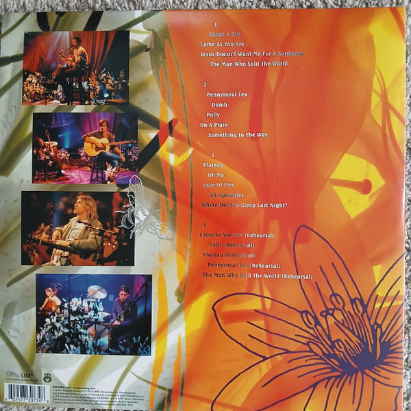 Nirvana Mtv Unplugged Doble 2 Lp Vinilo2