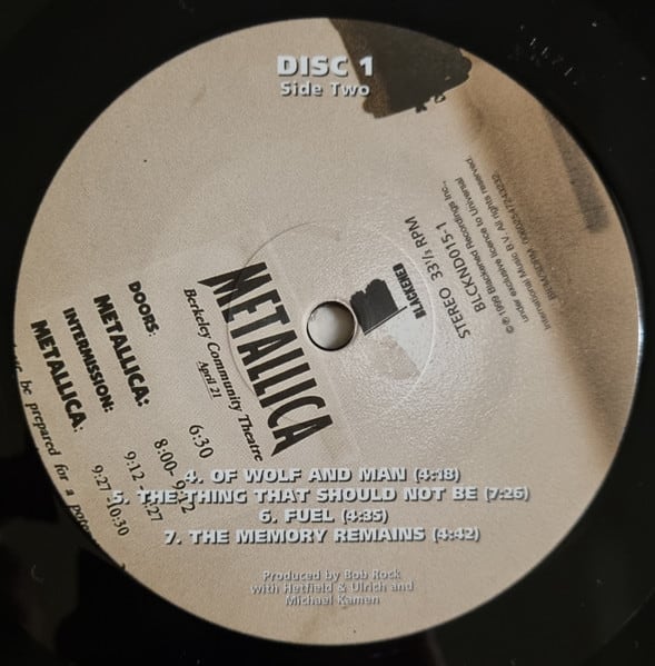 Metallica With San Francisco Symphony Orchestra - S & M Vinilo3