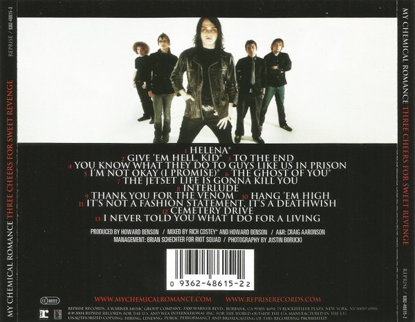 My Chemical Romance Three Cheers For Sweet Revenge CD3