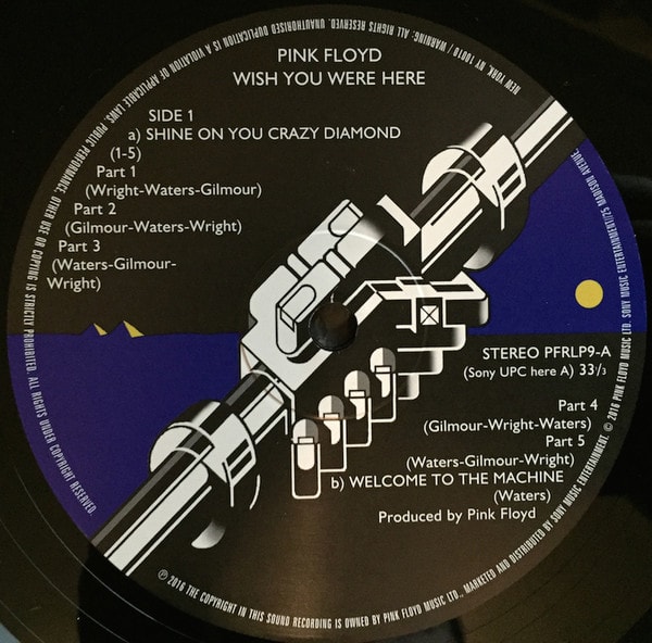 Pink Floyd Wish You Were Here Edición Usa Nuevo Vinilo4