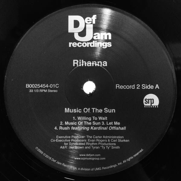 Rihanna Music Of The Sun Vinilo5