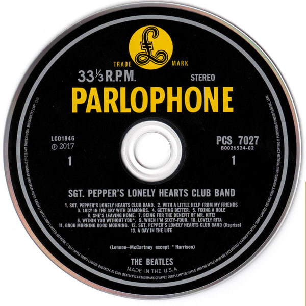 The Beatles Sgt. Pepper's Lonely Hearts Club Band Nuevo Cd3