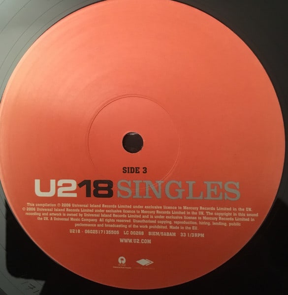 U2 U218 Singles 2 Lp Vinilo5