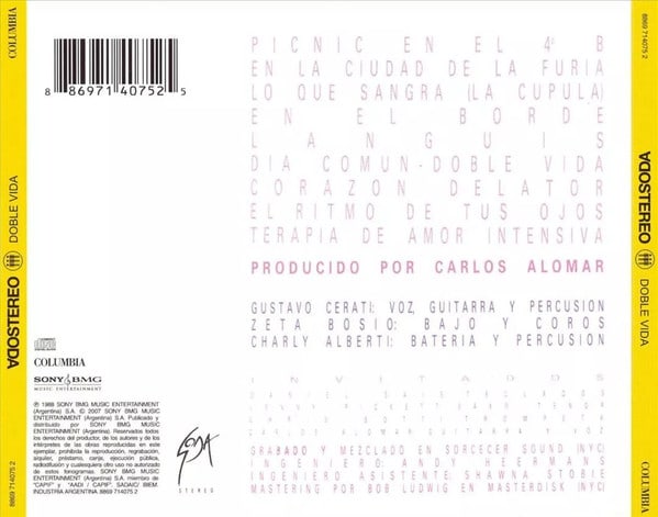 Soda Stereo Doble Vida CD2