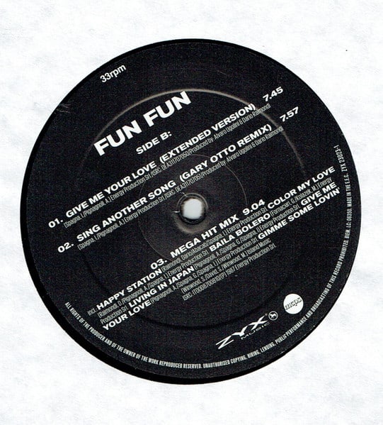 Fun Fun Greatest Hits & Remixes Nuevo Sellado Vinilo4