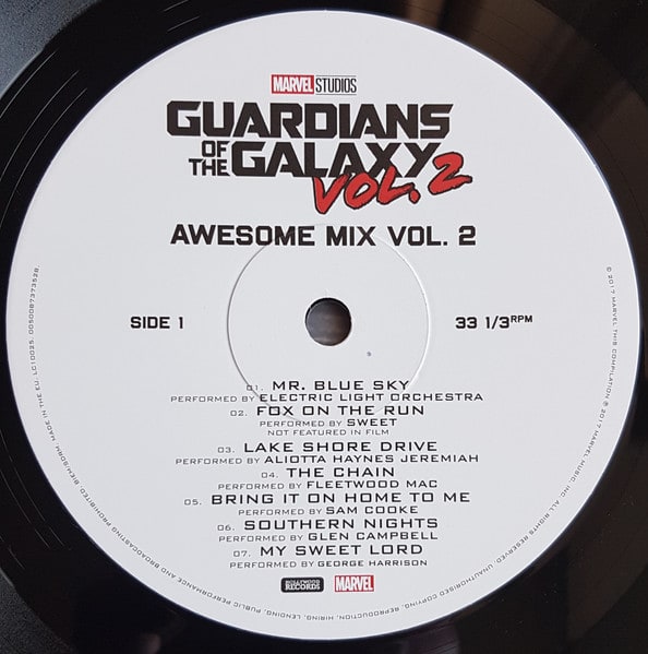 Guardiannes De La Galaxia Vol. 2 Vinilo3