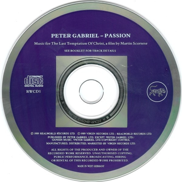 Peter Gabriel Passion Cd3