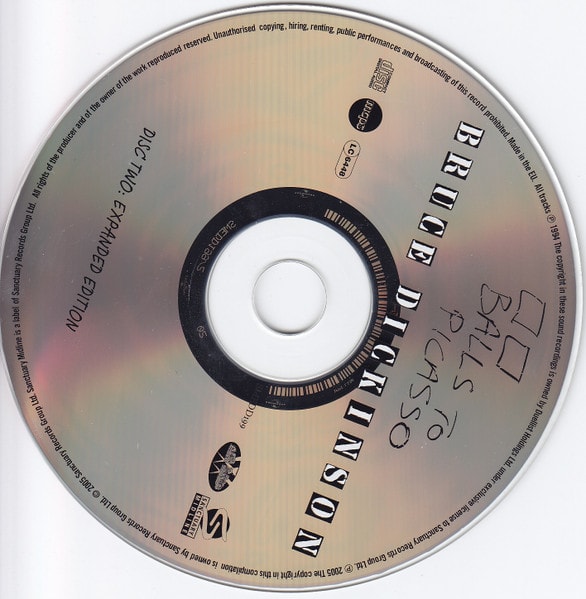 Bruce Dickinson Balls to Picasso Cd4