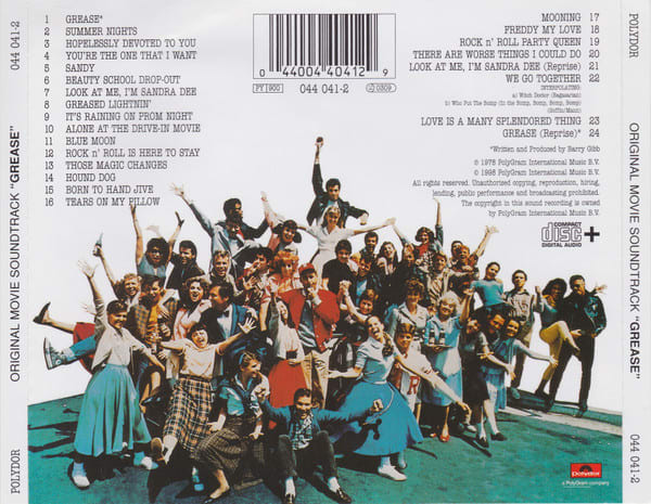 Grease (the Original Soundtrack From The Motion Picture) CD2