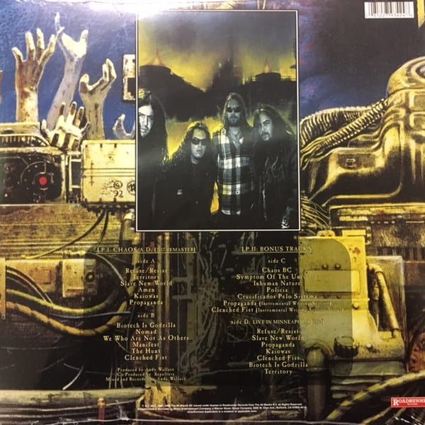 Sepultura Chaos A.d. Nuevo Sellado Vinilo3