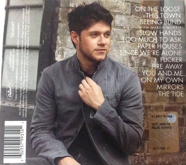 Niall Horan Flicker Cd2
