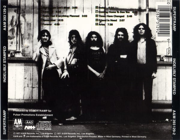 Supertramp Indelibly Stamped Cd2