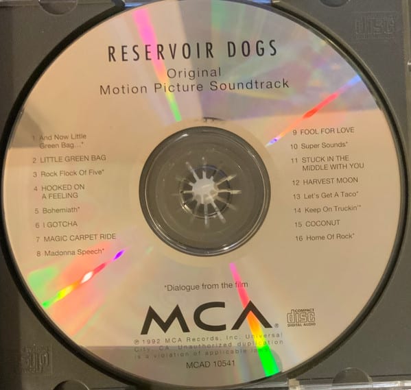 Reservoir Dogs (Music From The Original Motion Picture Sound Track) CD3