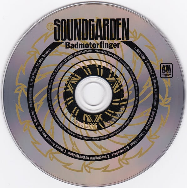 Soundgarden Badmotorfinger  nuevo Cd3