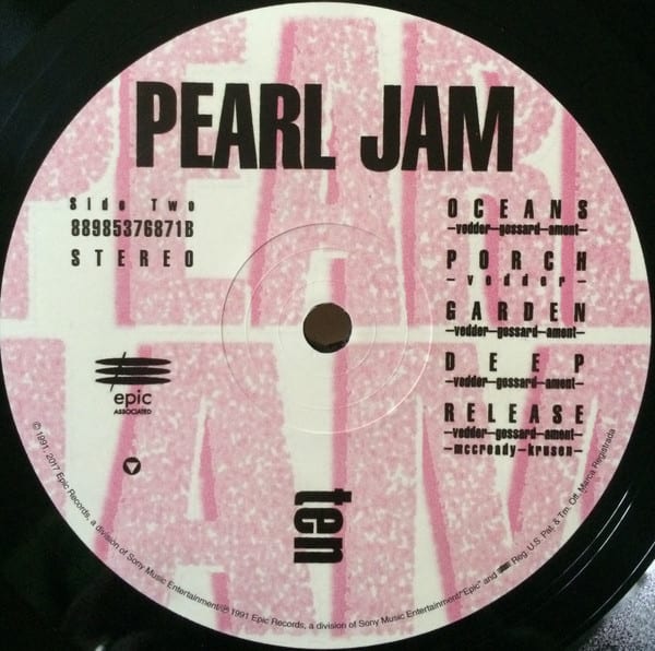 Pearl Jam Ten Nuevo Sellado Vinilo4