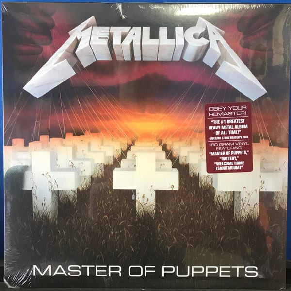 Metallica Master Of Puppets Vinilyl2