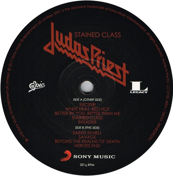 Judas Priest Stained Class Vinilo4