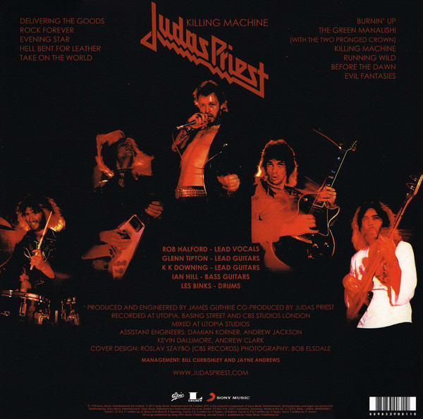 Judas Priest Killing Machine Nuevo Sellado Vinilo2