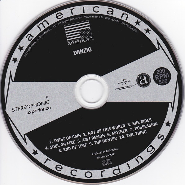 DANZIG DANZIG 1 Cd3