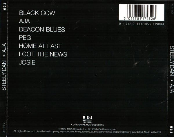 Steely Dan Aja Cd2