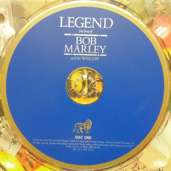 Bob Marley & The Wailers Legend (the Best Of) Cd4