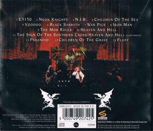 Black Sabbath Live Evil Cd2